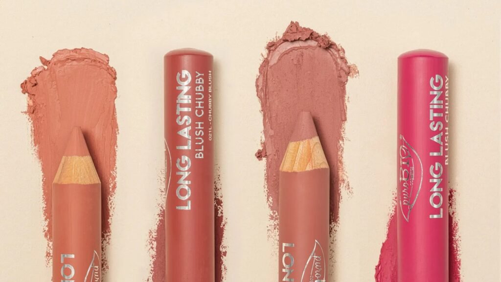 puroBIO organic long lasting blush chubby pencils high pigment makeup New Zealand
